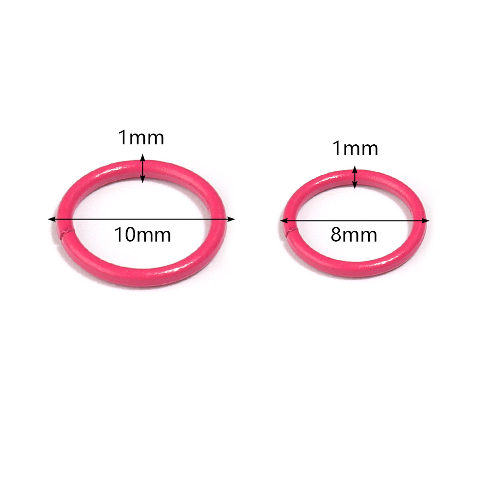 50pcs 8/10mm Iron Split Ring O - Coupling 8Mm recension och pris