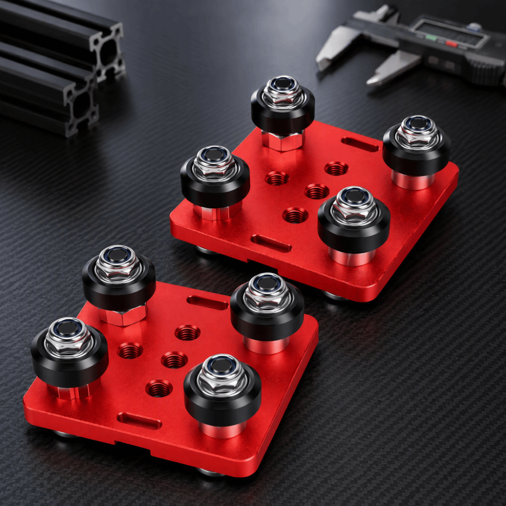 2pcs set Lightweight Design Al - V Slot Wheel recension och pris