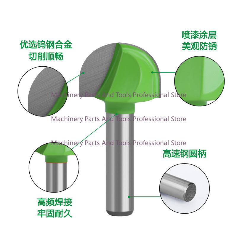 Round Bottom Over Nose Router  - Carbide End Mill recension och pris