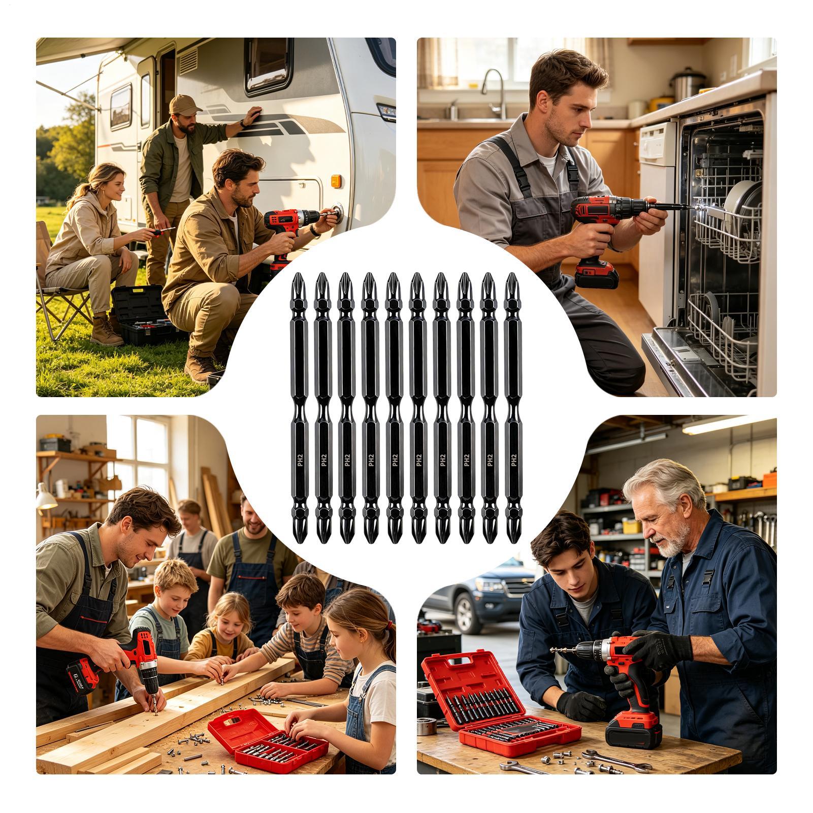 Magnetic Bits For Drill Double - End Mill recension och pris