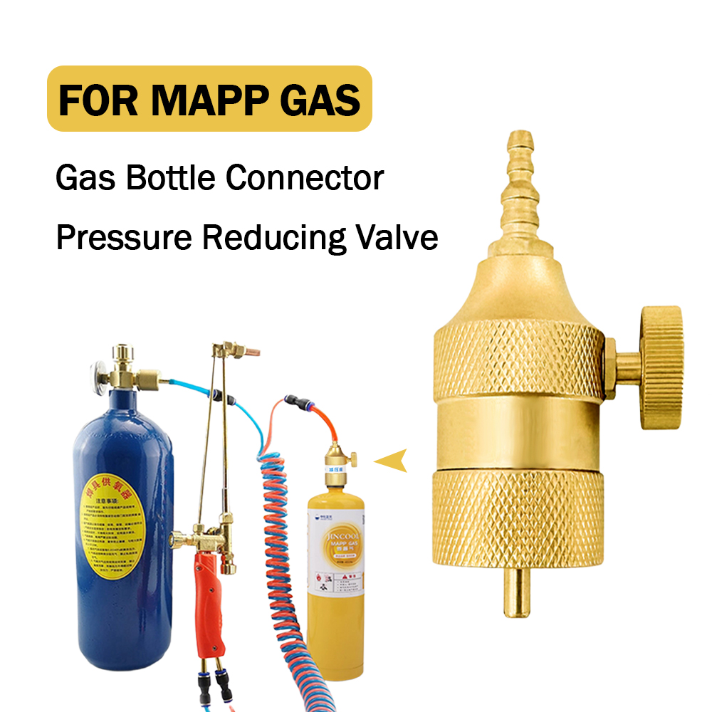 Brass MAPP Gas Regulator with  - Coupling 8Mm recension och pris