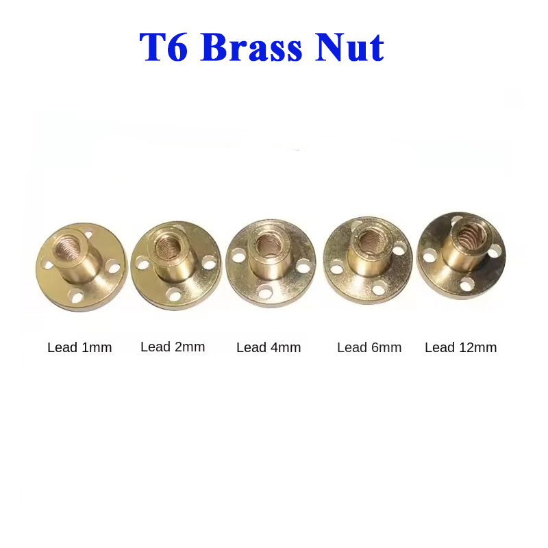 1pcs T6 lead Screw Round Flang - Lead Screw 8Mm recension och pris