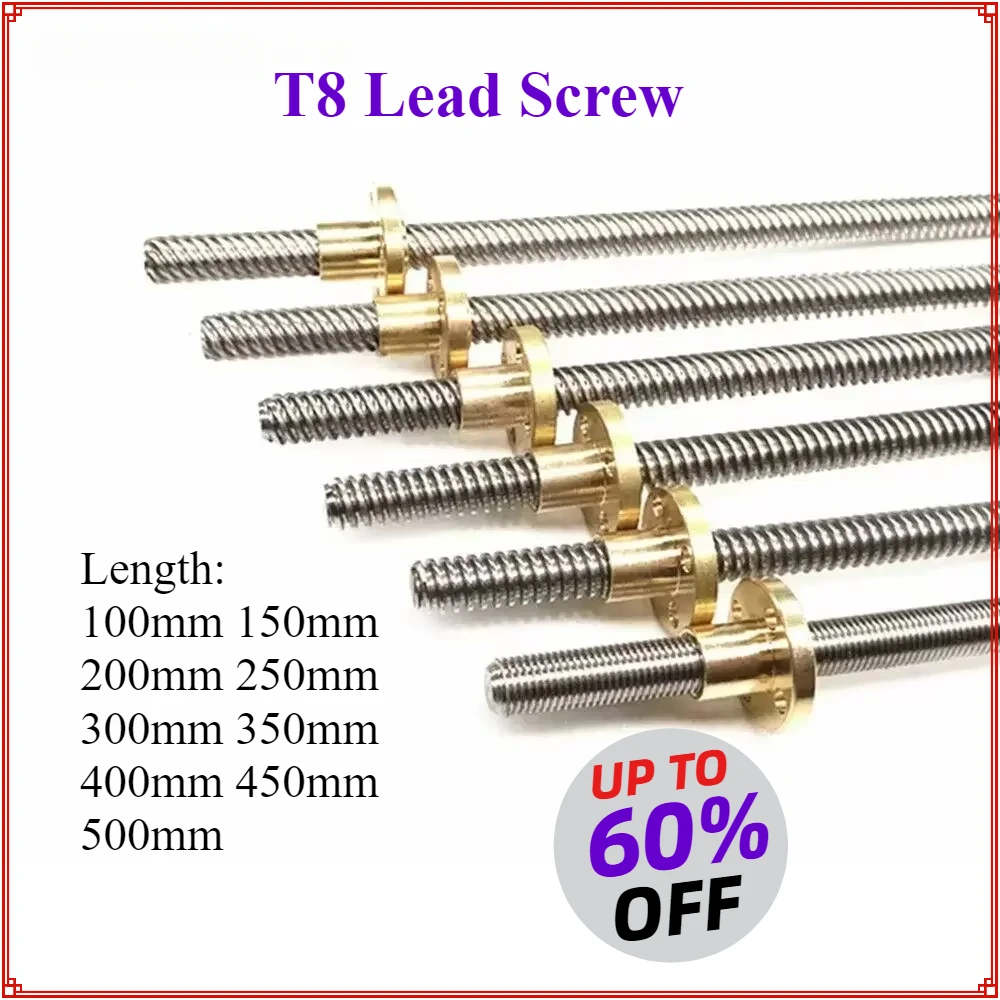 T8 Lead Screw Rod Lead Pitch 8 - Lead Screw 8Mm recension och pris