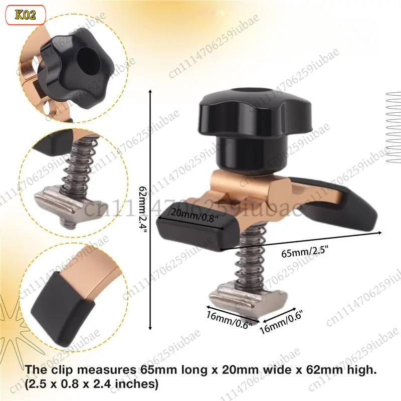 fy 2Pcs Mini Hold Down Clamp K - 3018 Cnc recension och pris