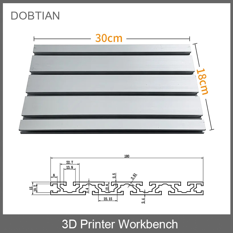 1PC 15180 Aluminum Profile Ext - 3018 Aluminium Cnc recension och pris