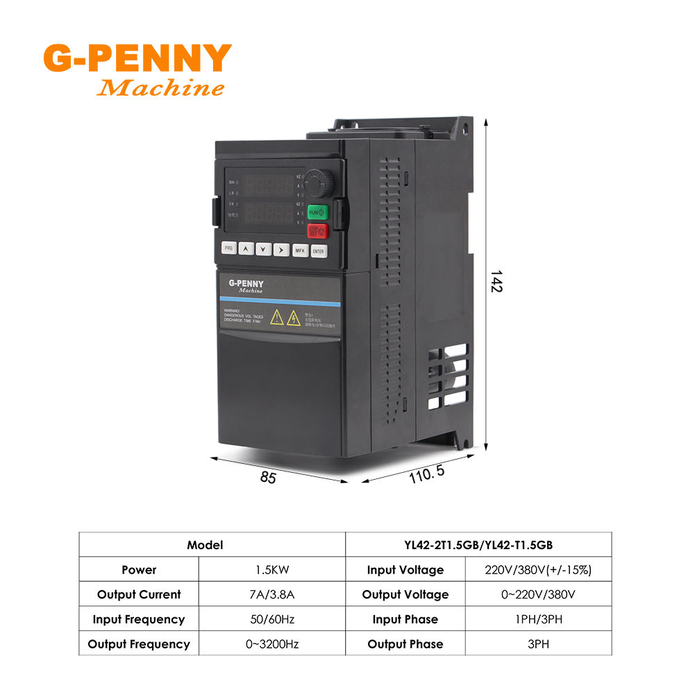G-PENNY 1.5KW ER11 65mm Water  - Water Cooled Spindle recension och pris