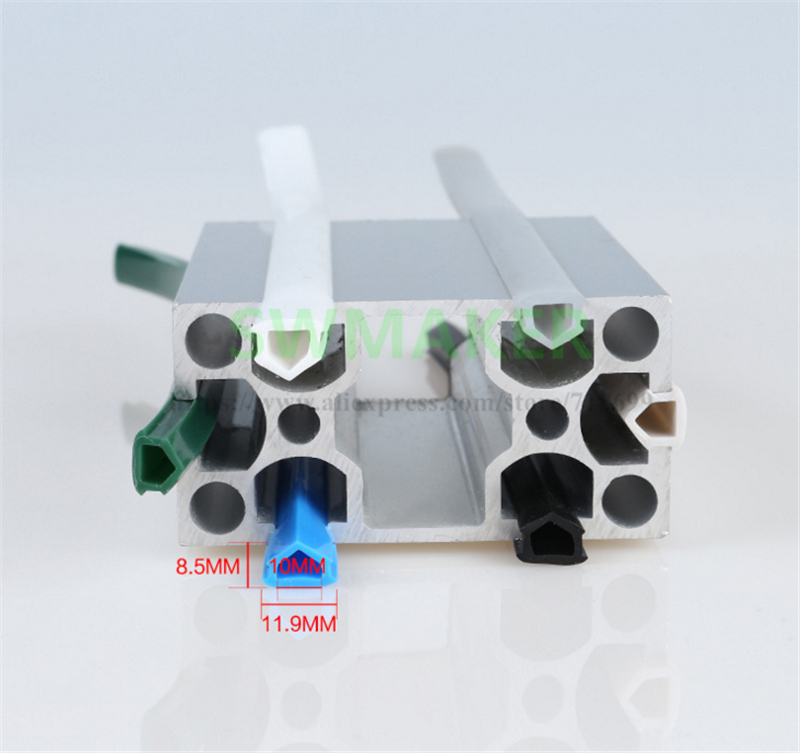 1 Meter 6mm/8mm/10mm Flat Seal - Linear Rod 8Mm recension och pris