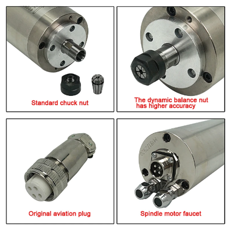 65X195-800W-ER11-220V CNC Wate - Water Cooled Spindle recension och pris