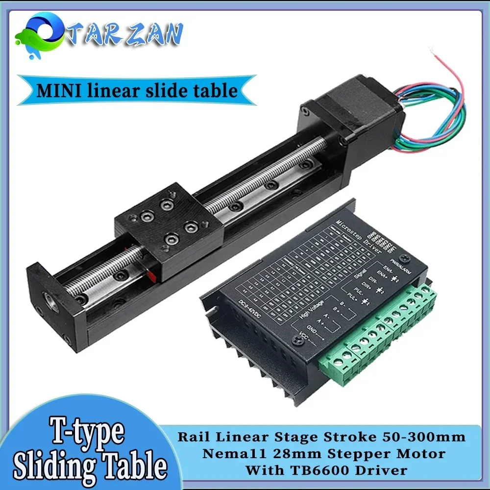 CNC Mini T-type Sliding Table  - Linear Rod 8Mm recension och pris